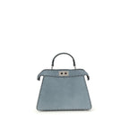 Blue Calf Leather Bos Taurus Handbag Fendi
