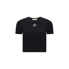 Black Cotton T-Shirt Fendi