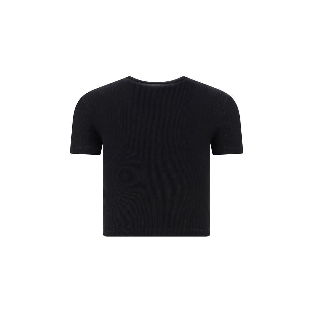 Black Cotton T-Shirt Fendi