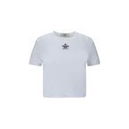 White Cotton T-Shirt Fendi