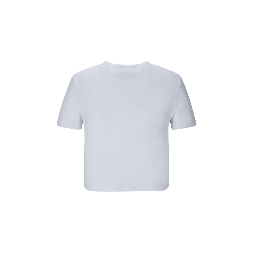 White Cotton T-Shirt Fendi
