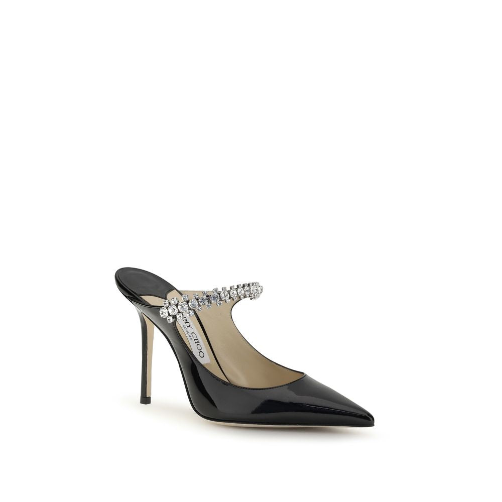 Black Calf Leather Bos Taurus Pumps Jimmy Choo