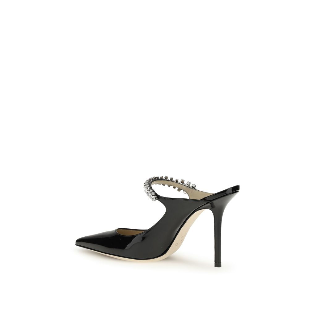 Black Calf Leather Bos Taurus Pumps Jimmy Choo