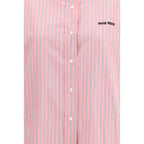 Multicolor Cotton Pattern Shirt Miu Miu