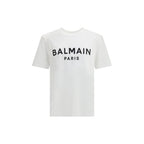 White Cotton T-Shirt Balmain