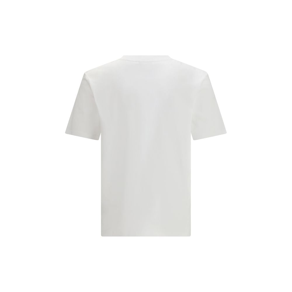 White Cotton T-Shirt Balmain