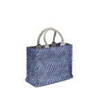 Blue Nylon Shoulder Bag
