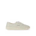 White Calfskin Low Top Sneakers Bottega Veneta