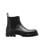 Black Calfskin Chelsea Boots Bottega Veneta