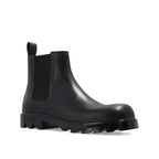 Black Calfskin Chelsea Boots Bottega Veneta