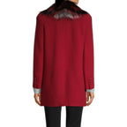 Multicolor Virgin Wool Coat Fendi