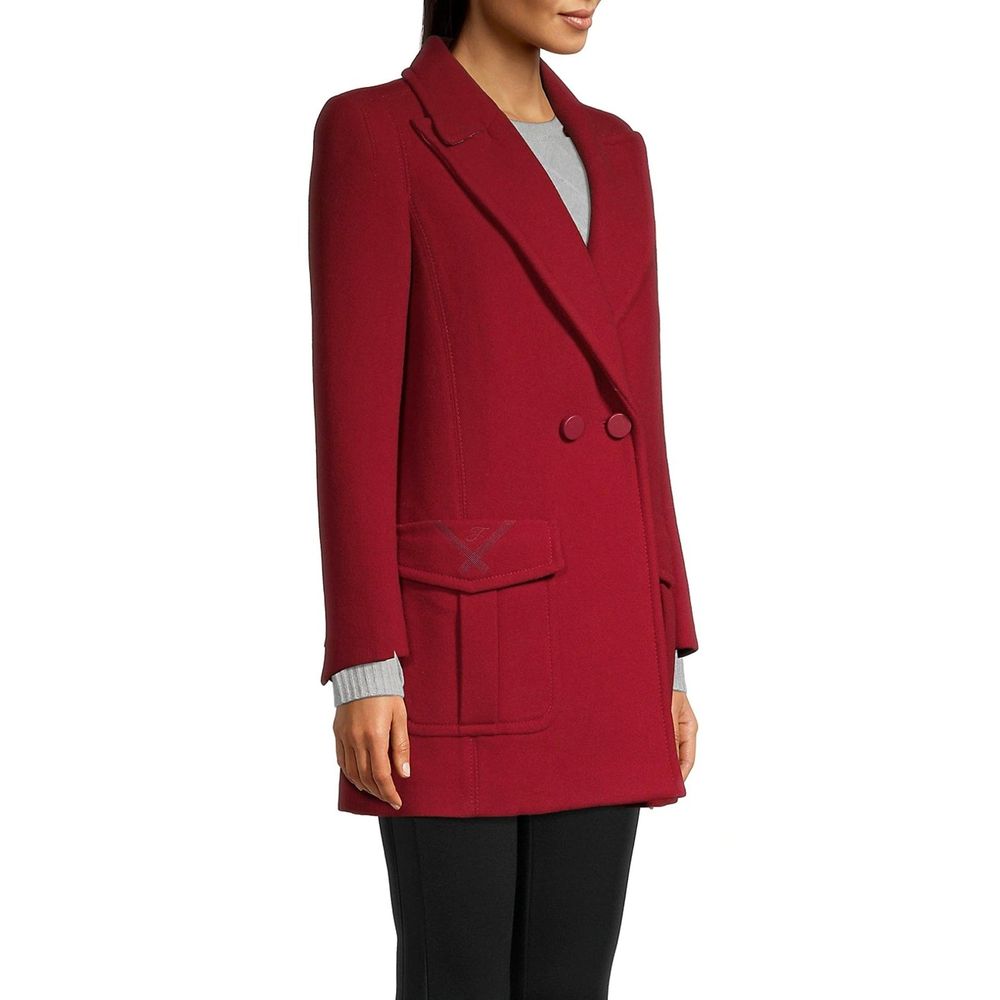 Multicolor Virgin Wool Coat Fendi