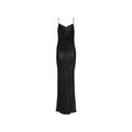Black Acetate Casual Dress Saint Laurent