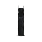 Black Acetate Casual Dress Saint Laurent