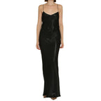 Black Acetate Casual Dress Saint Laurent