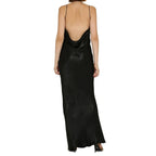 Black Acetate Casual Dress Saint Laurent
