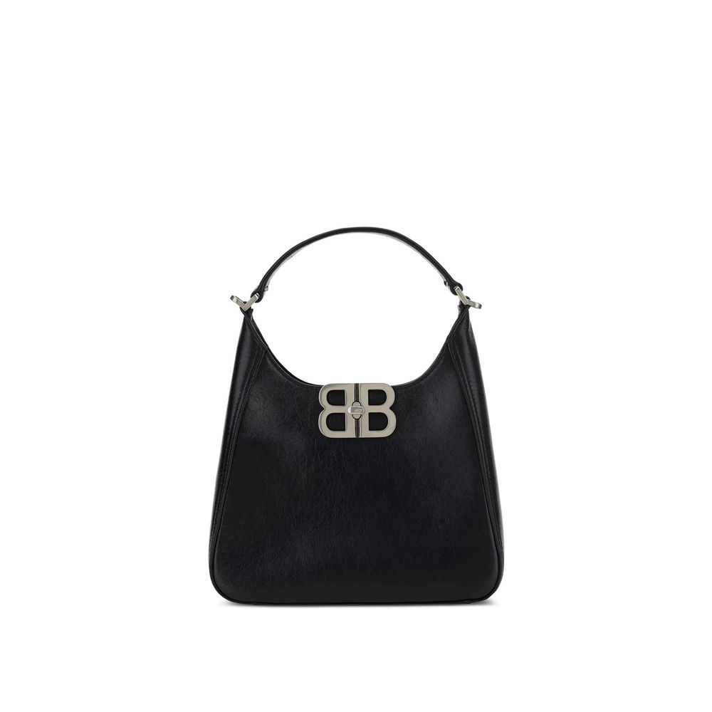 Black Lamb Leather Shoulder Bag Balenciaga