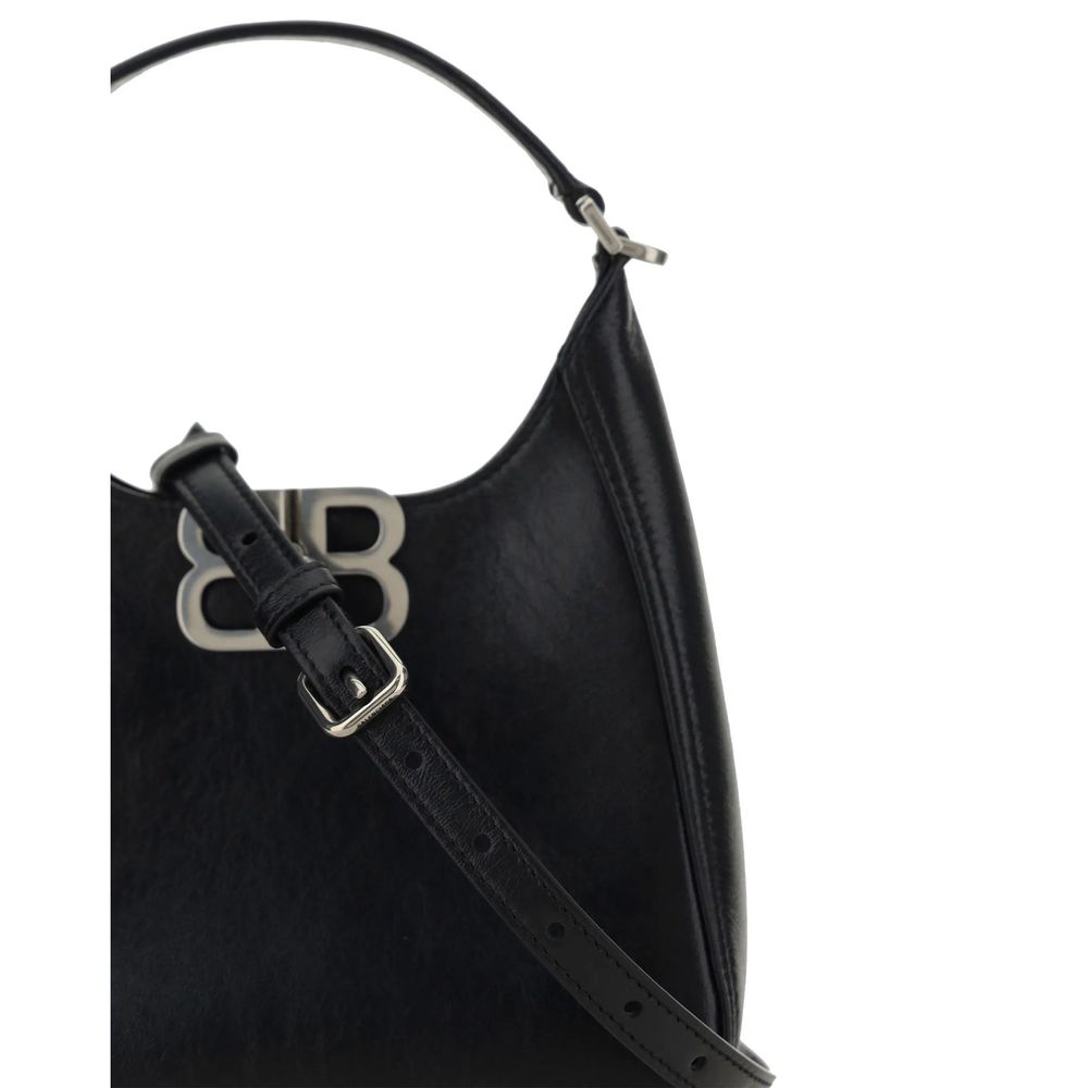 Black Lamb Leather Shoulder Bag Balenciaga