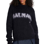 Black Mohair Sweatshirt Balmain