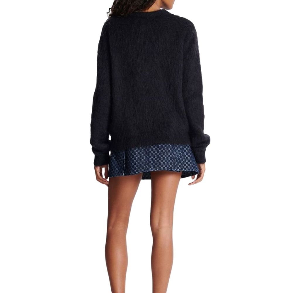 Black Mohair Sweatshirt Balmain