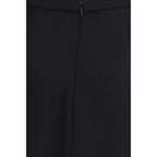 Black Silk Long Skirt Valentino