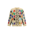 Multicolor Fleece Wool Cardigan Valentino