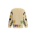 Multicolor Fleece Wool Cardigan Valentino