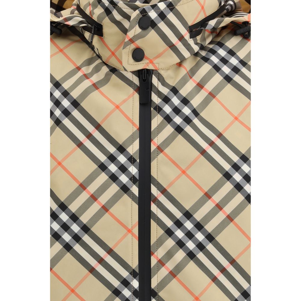Multicolor Polyester Shell Jacket Burberry