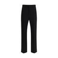 Black Fleece Wool Dress Pants Valentino
