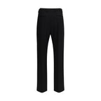 Black Fleece Wool Dress Pants Valentino