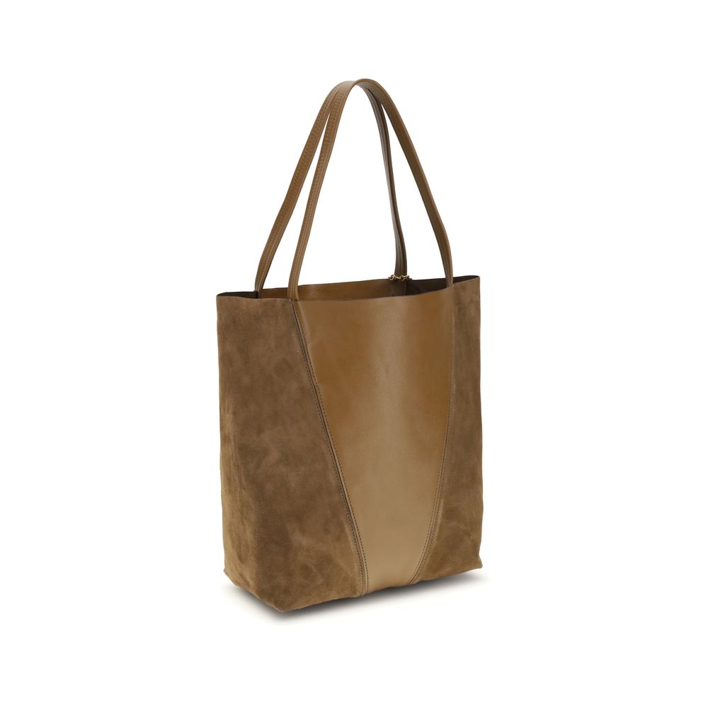 Beige Leather Shoulder Bag Chloé