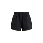 Black Recycled Polyamide Bermuda Shorts Prada