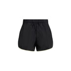 Black Recycled Polyamide Bermuda Shorts Prada