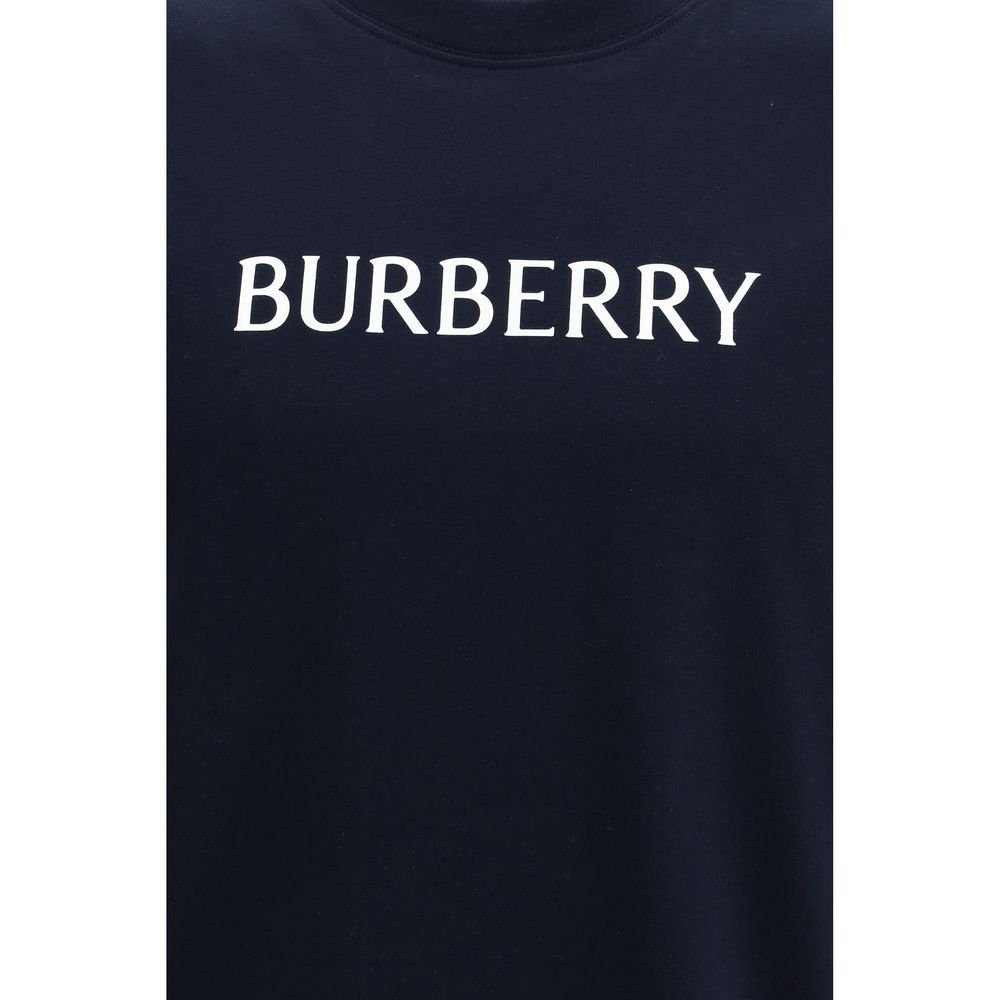 Blue Cotton T-Shirt Burberry