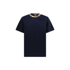 Blue Cotton T-Shirt Burberry