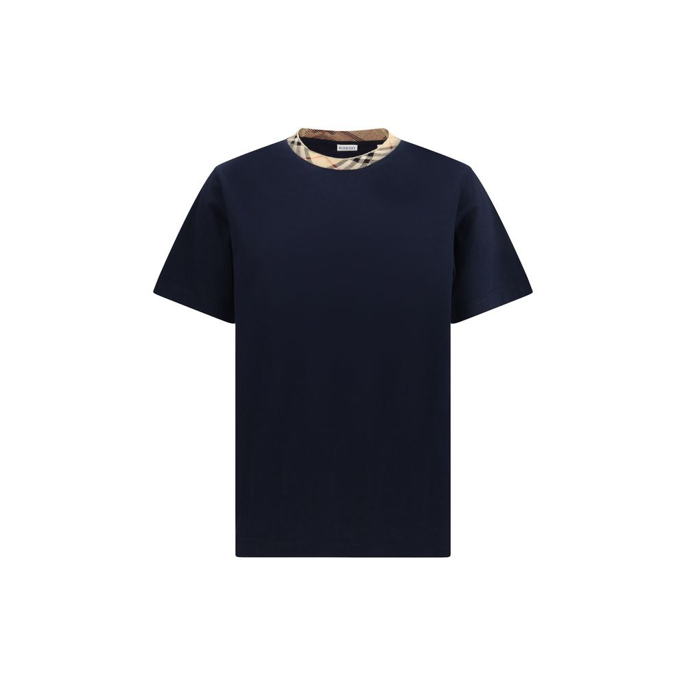 Blue Cotton T-Shirt Burberry