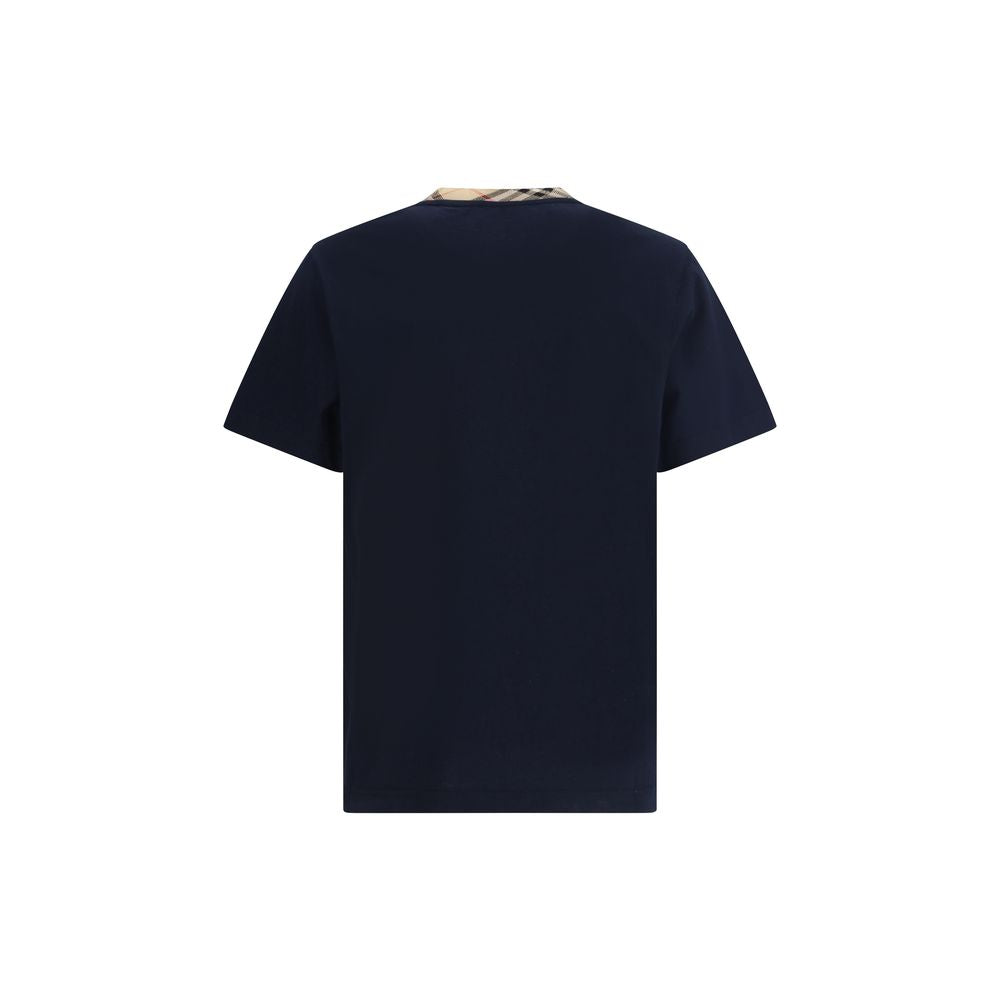 Blue Cotton T-Shirt Burberry