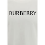 White Cotton T-Shirt Burberry