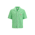 Bicolor Cotton Shortsleeve Shirt