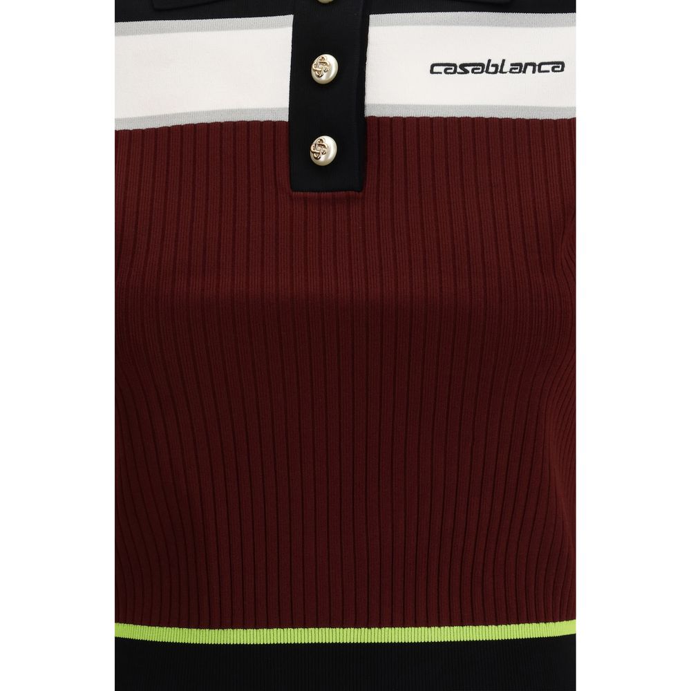 Multicolor Viscose Polo Shirt Casablanca