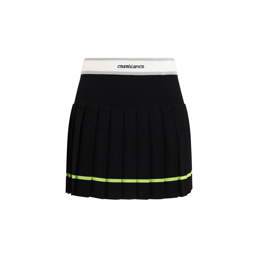 Black Viscose Mini Skirt Casablanca