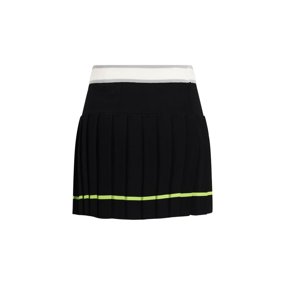 Black Viscose Mini Skirt Casablanca