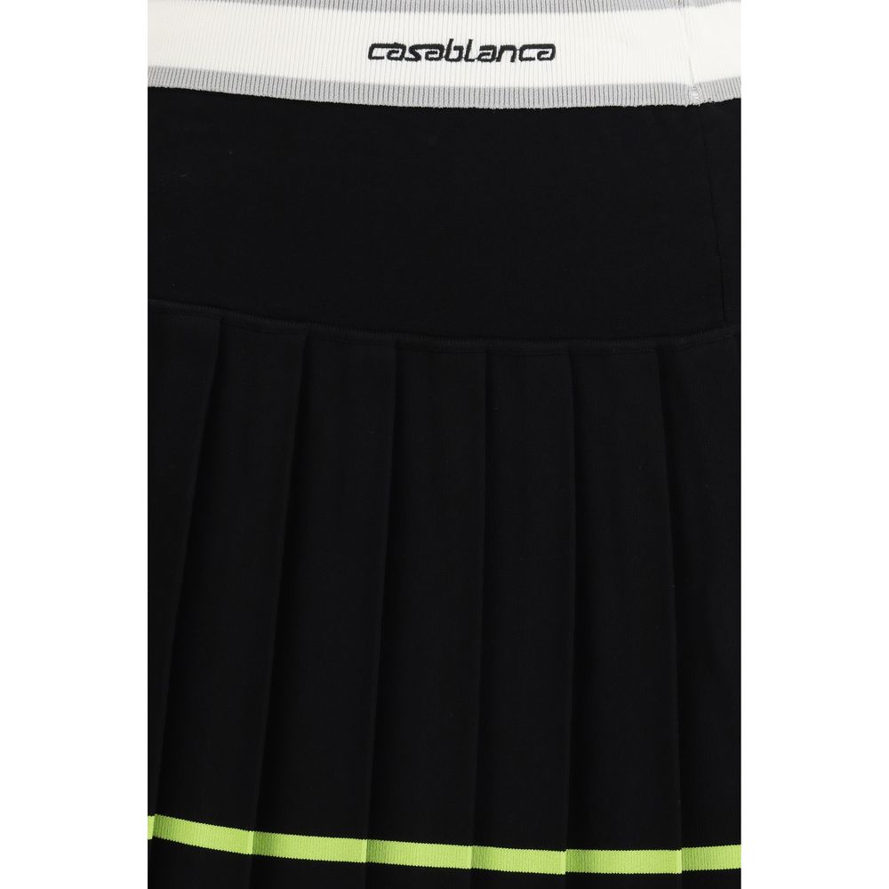Black Viscose Mini Skirt Casablanca