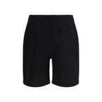 Black Cotton Bermuda Shorts Burberry