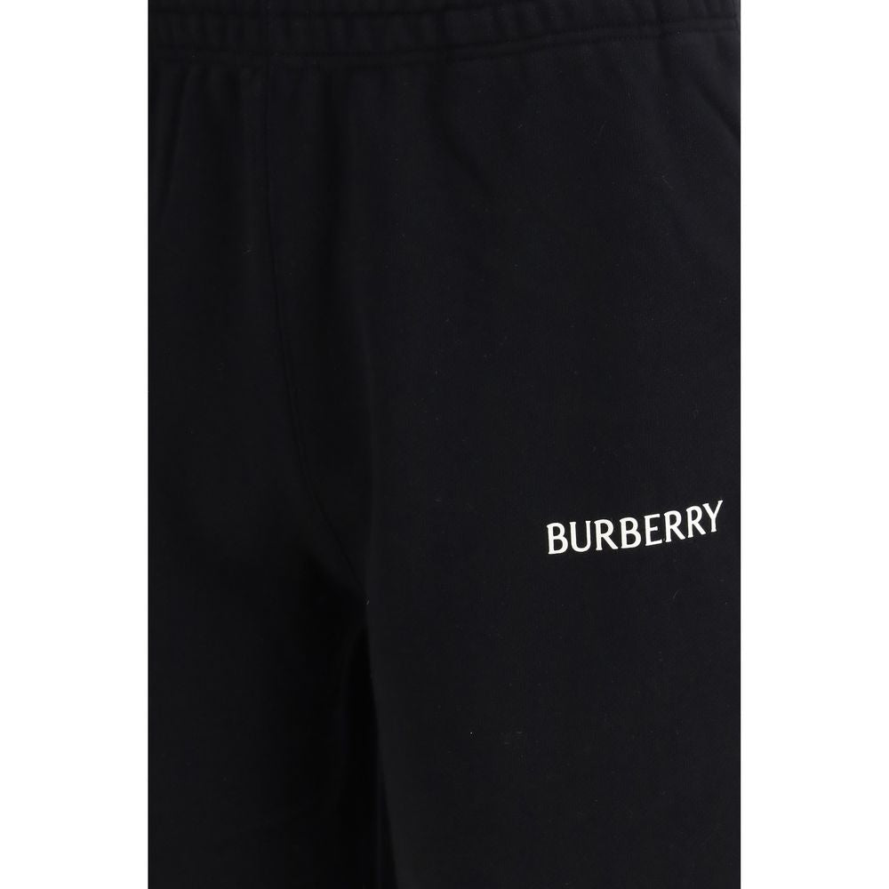 Black Cotton Bermuda Shorts Burberry