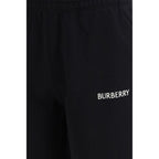 Black Cotton Bermuda Shorts Burberry