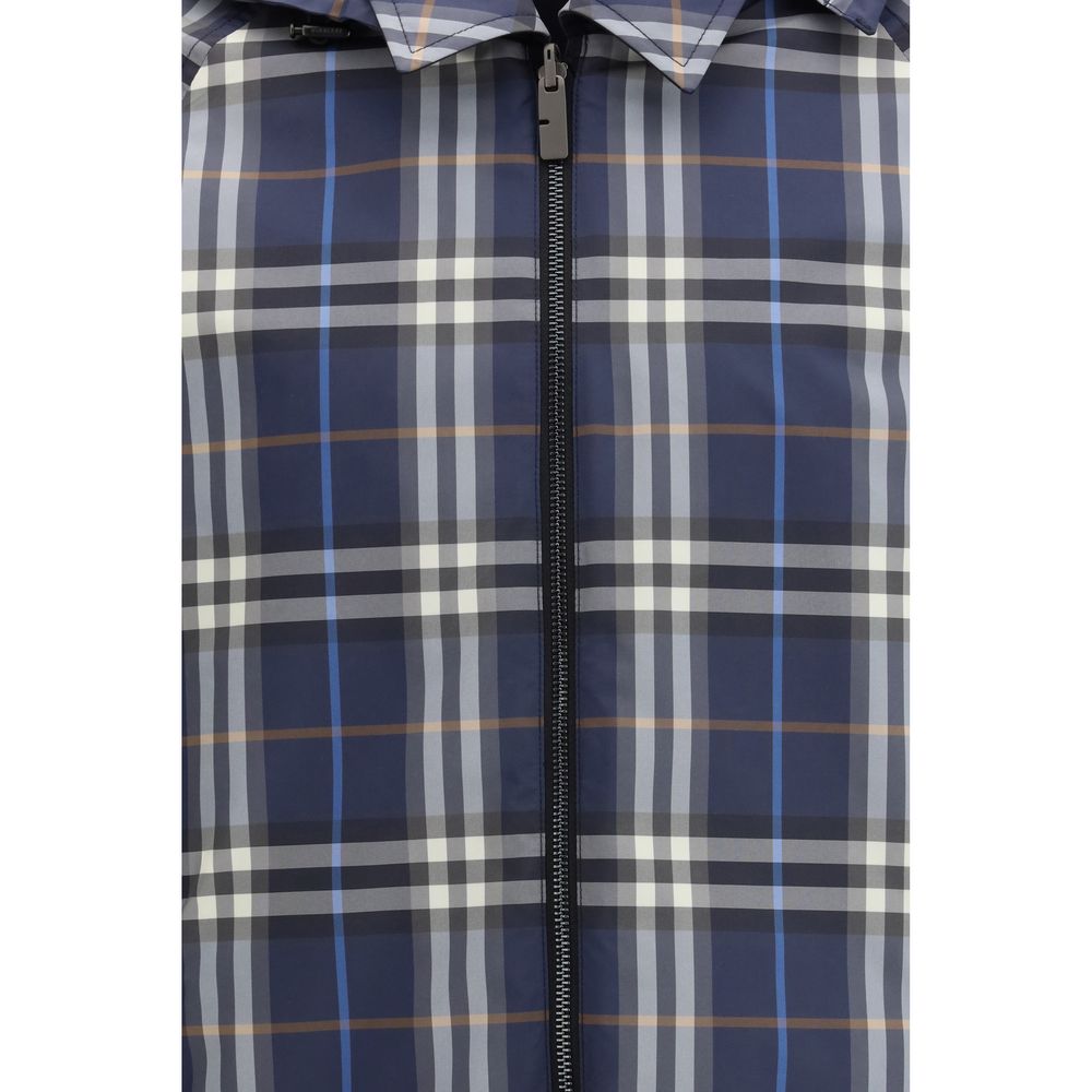 Blue Polyester Rain Coat