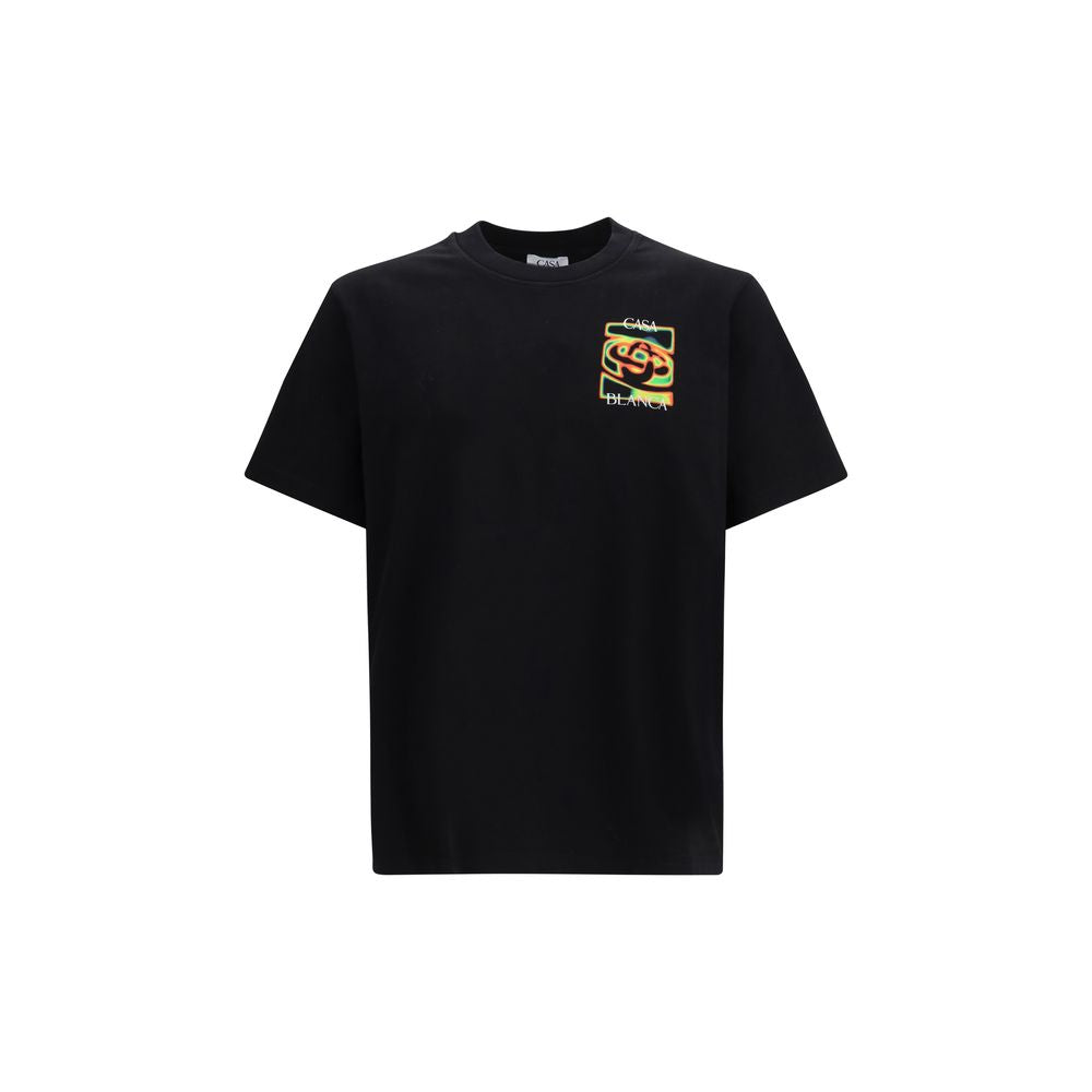 Black Cotton T-Shirt Casablanca