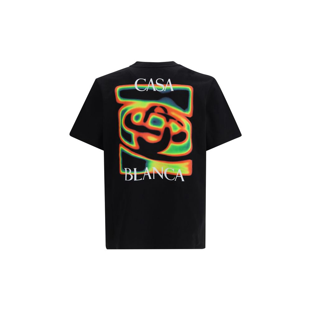 Black Cotton T-Shirt Casablanca
