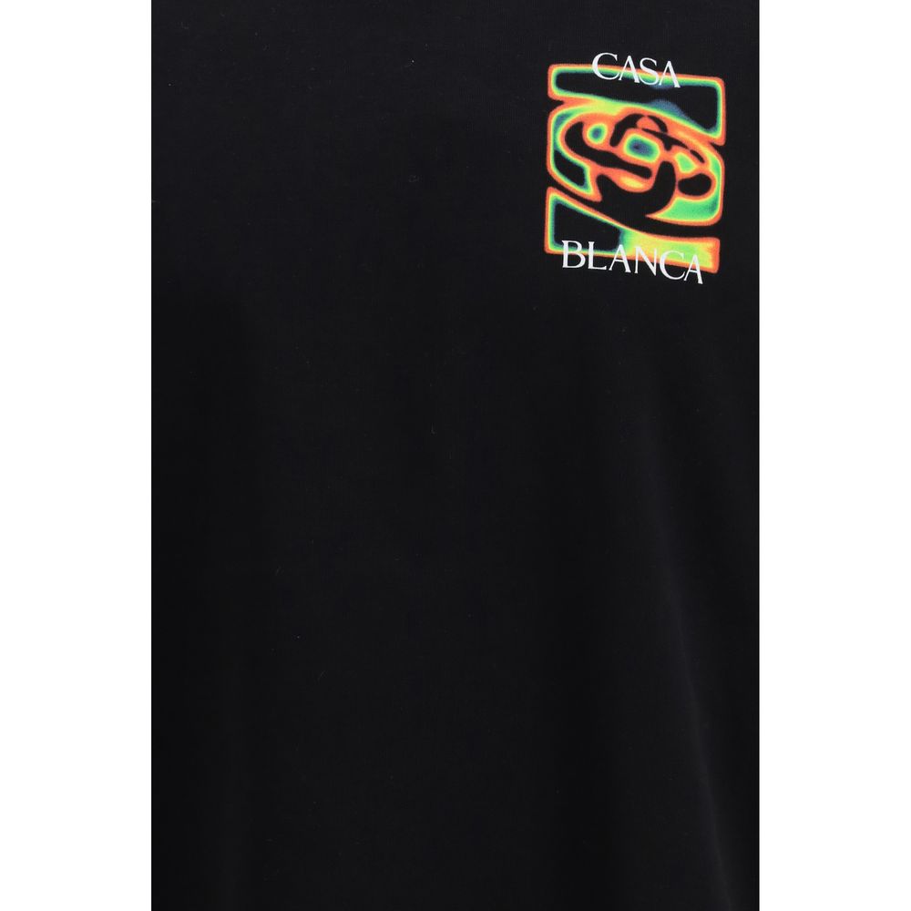 Black Cotton T-Shirt Casablanca
